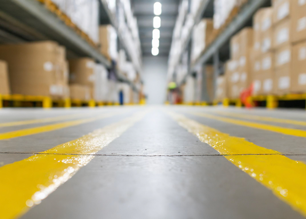 Welke soorten belijningen zijn er voor belijning in een warehouse?