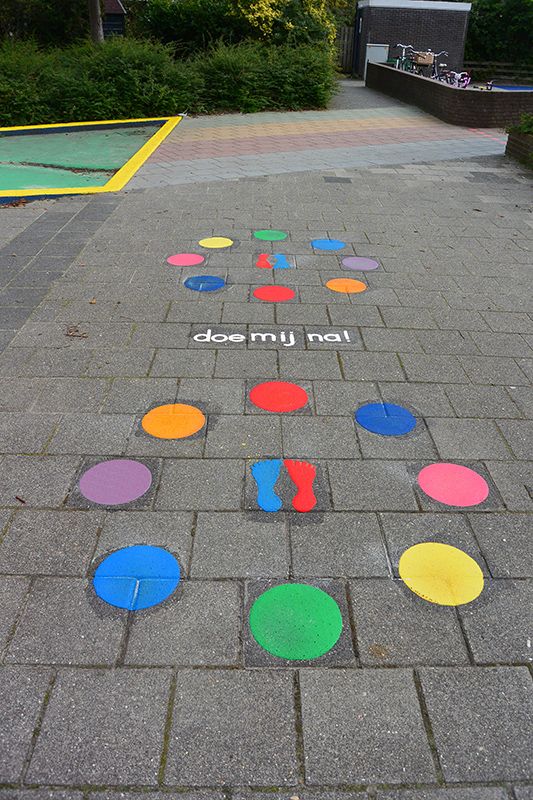 Schoolplein belijning