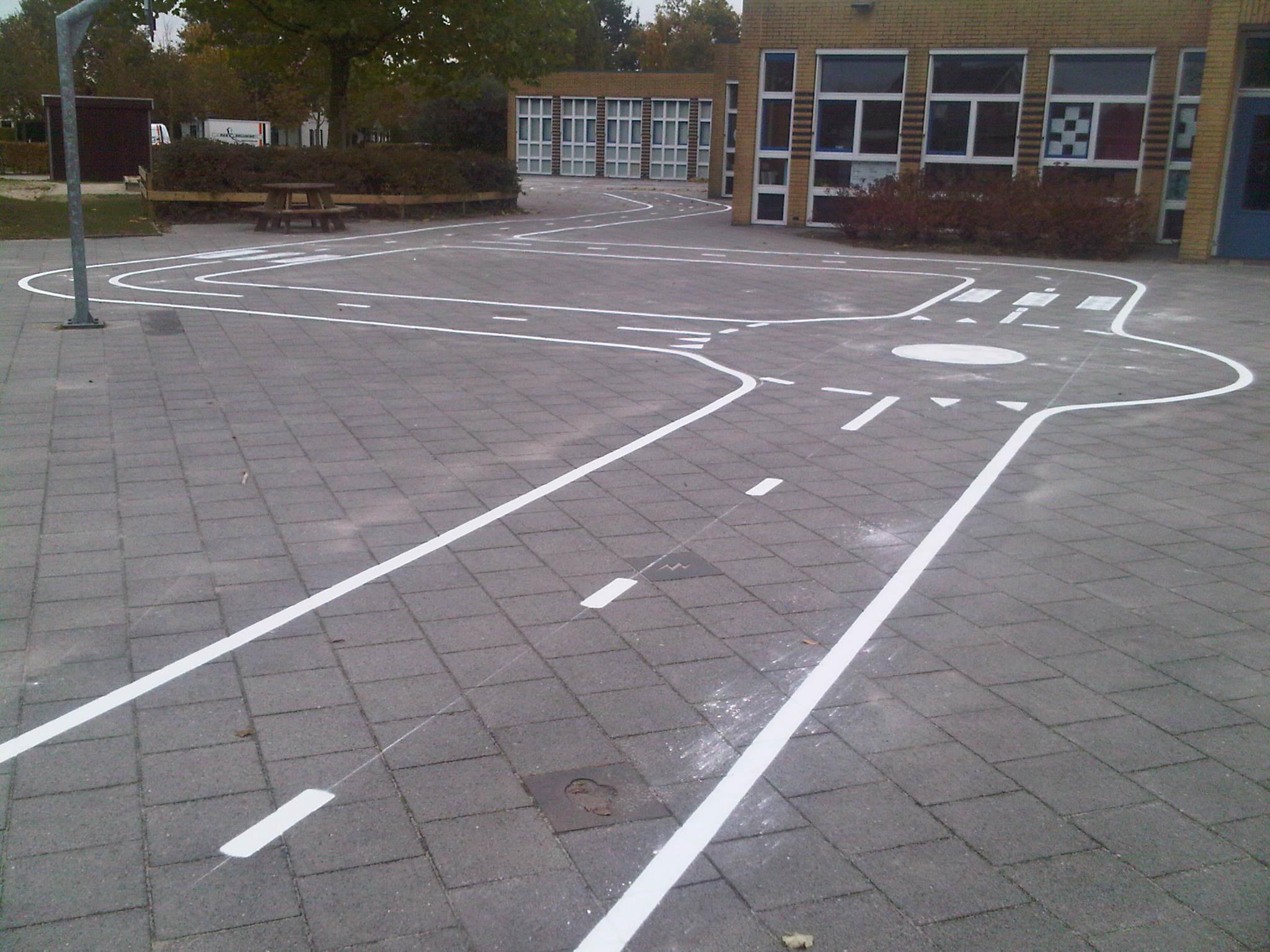 Schoolplein belijning