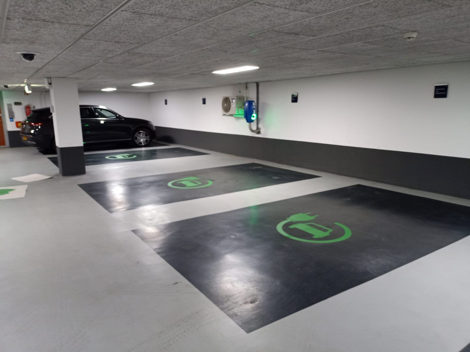 parkeergarage belijning