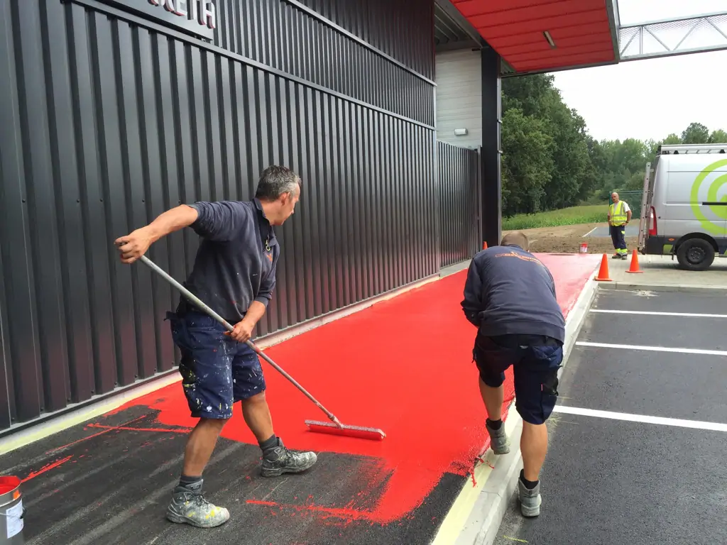 fietspad coating aanbrengen