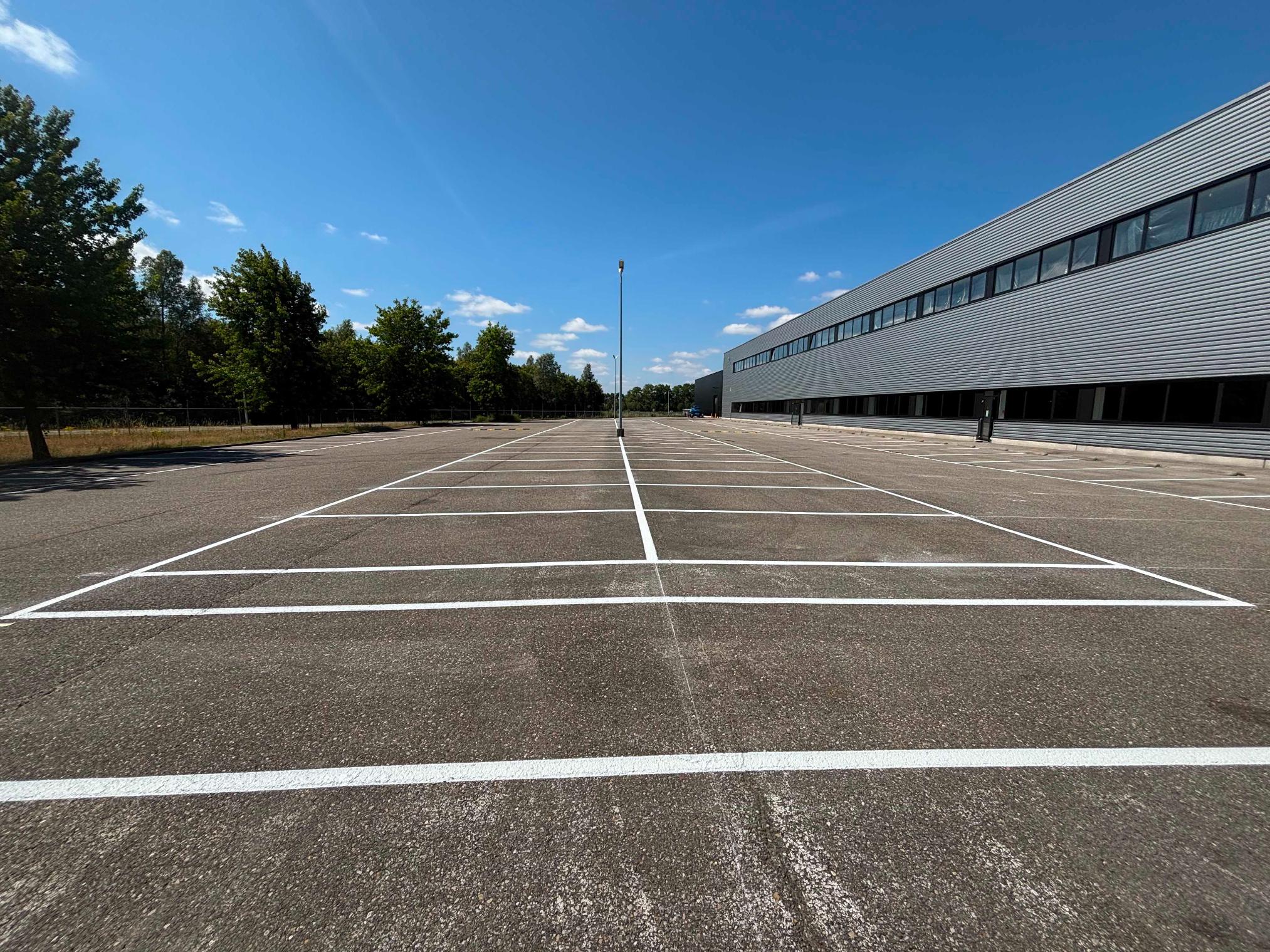 parkeervakken belijning