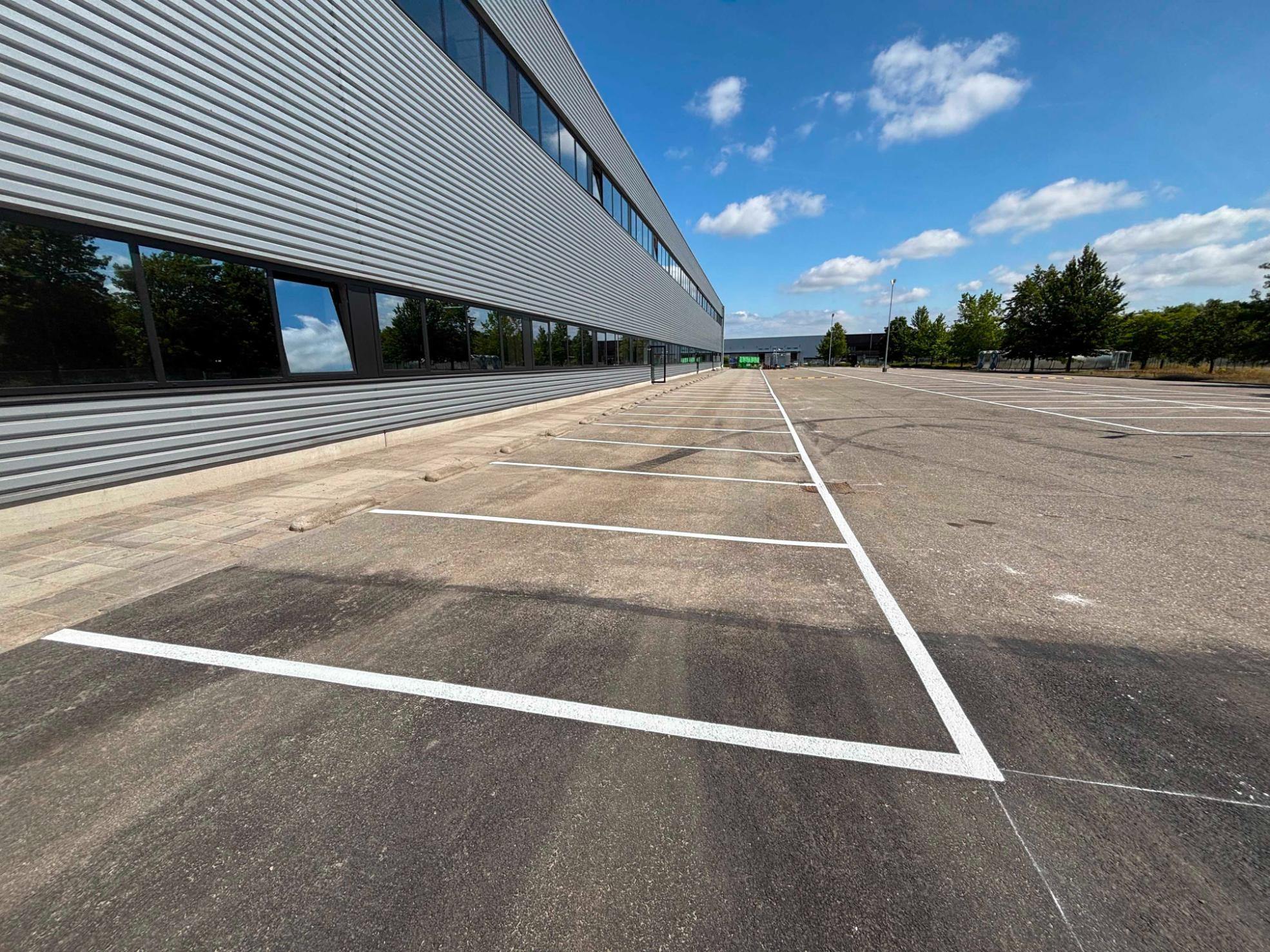 parkeervakken belijning
