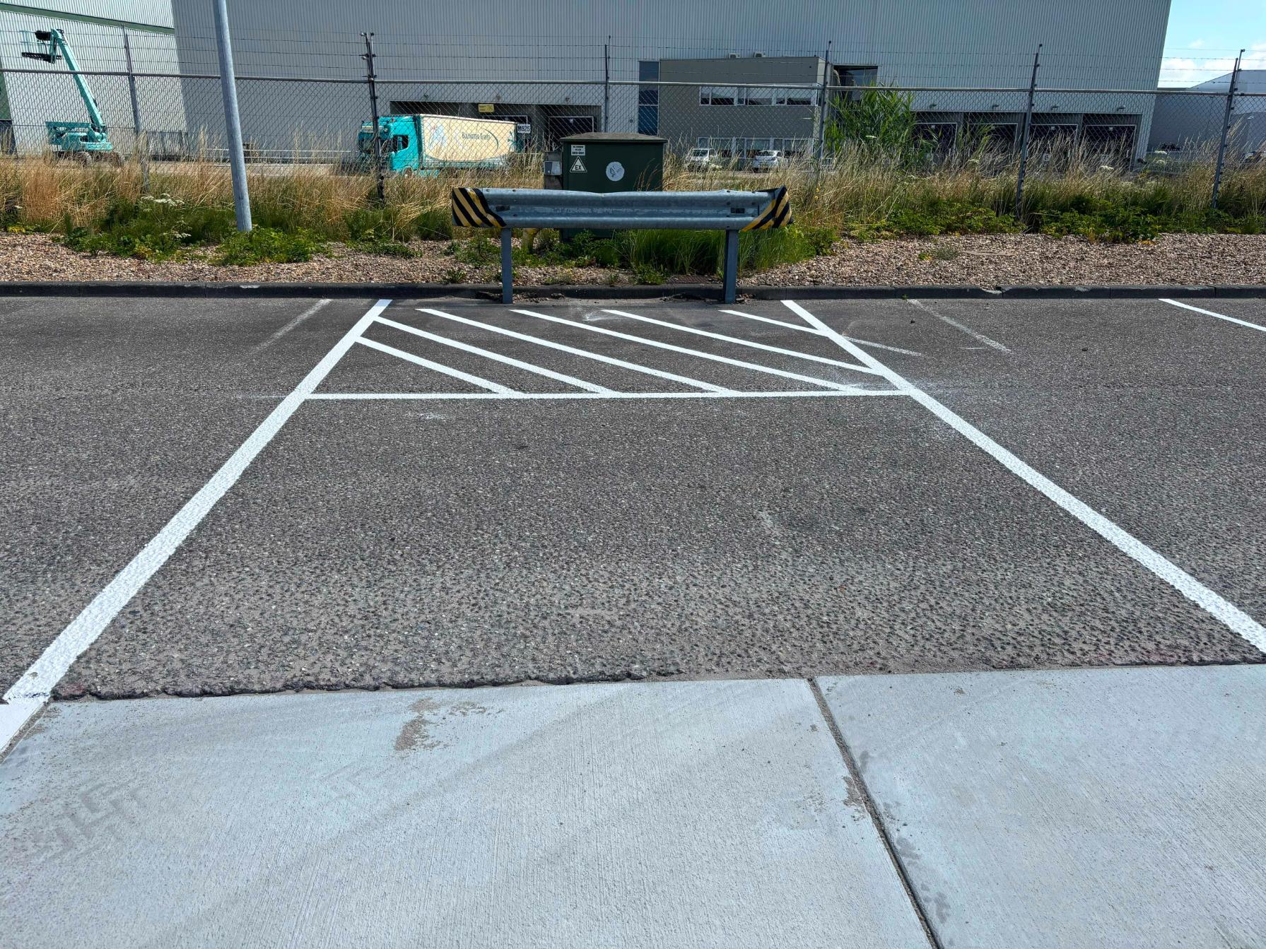 parkeervakken belijning