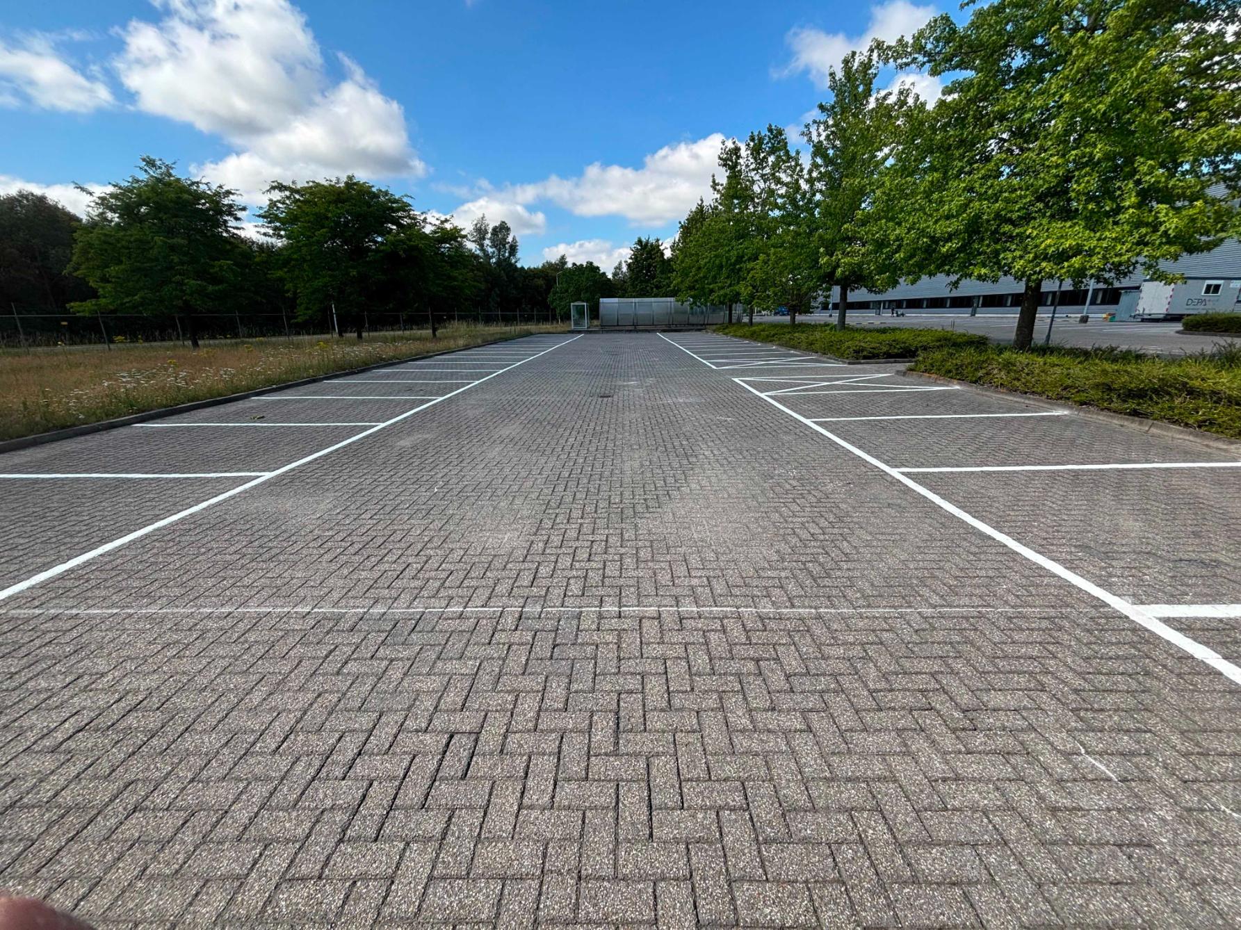 parkeervakken belijning