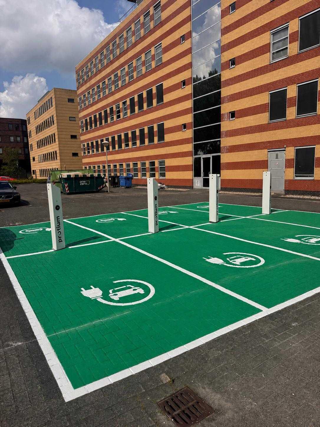 parkeervakken belijning