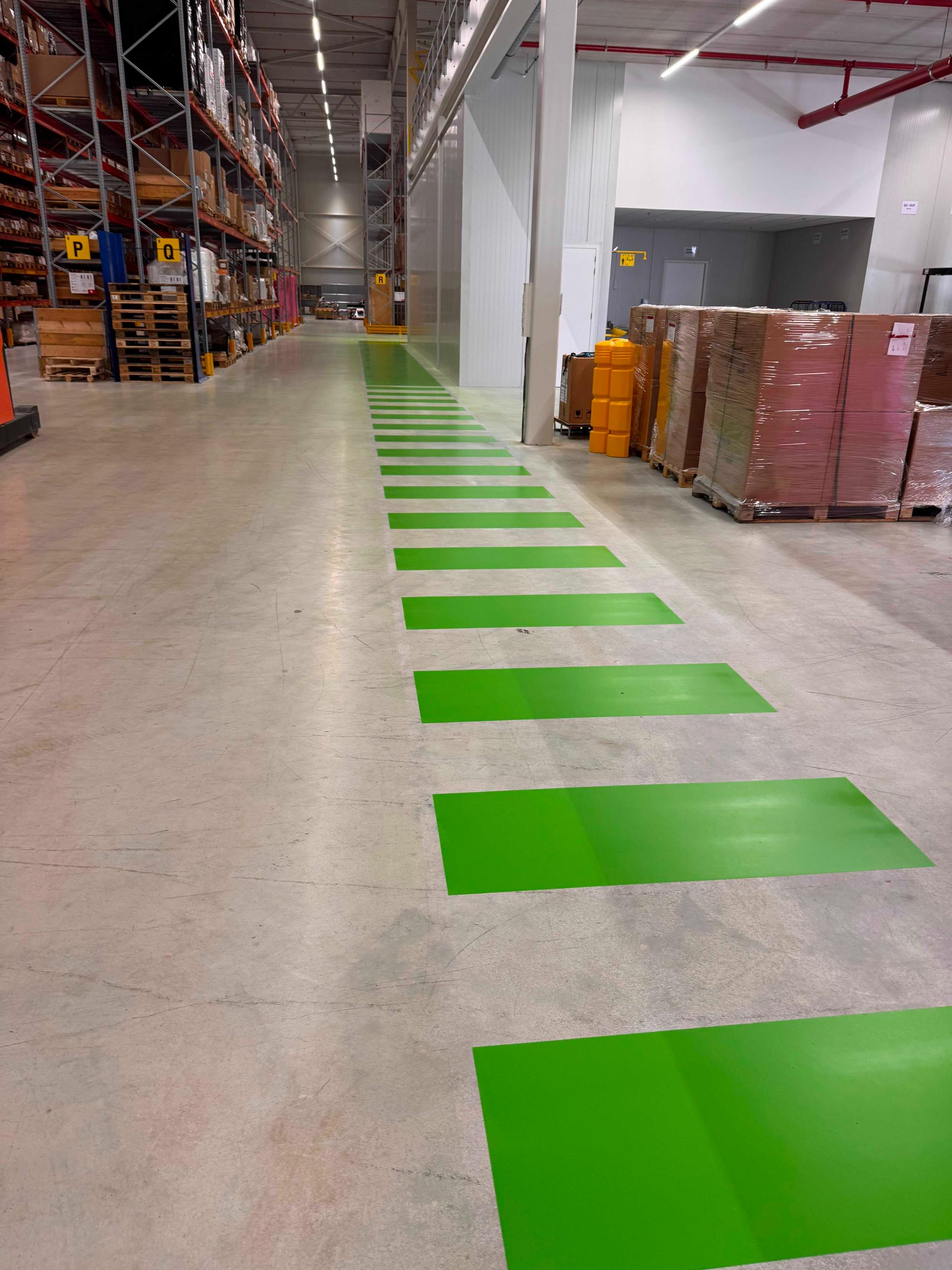 groen zebrapad