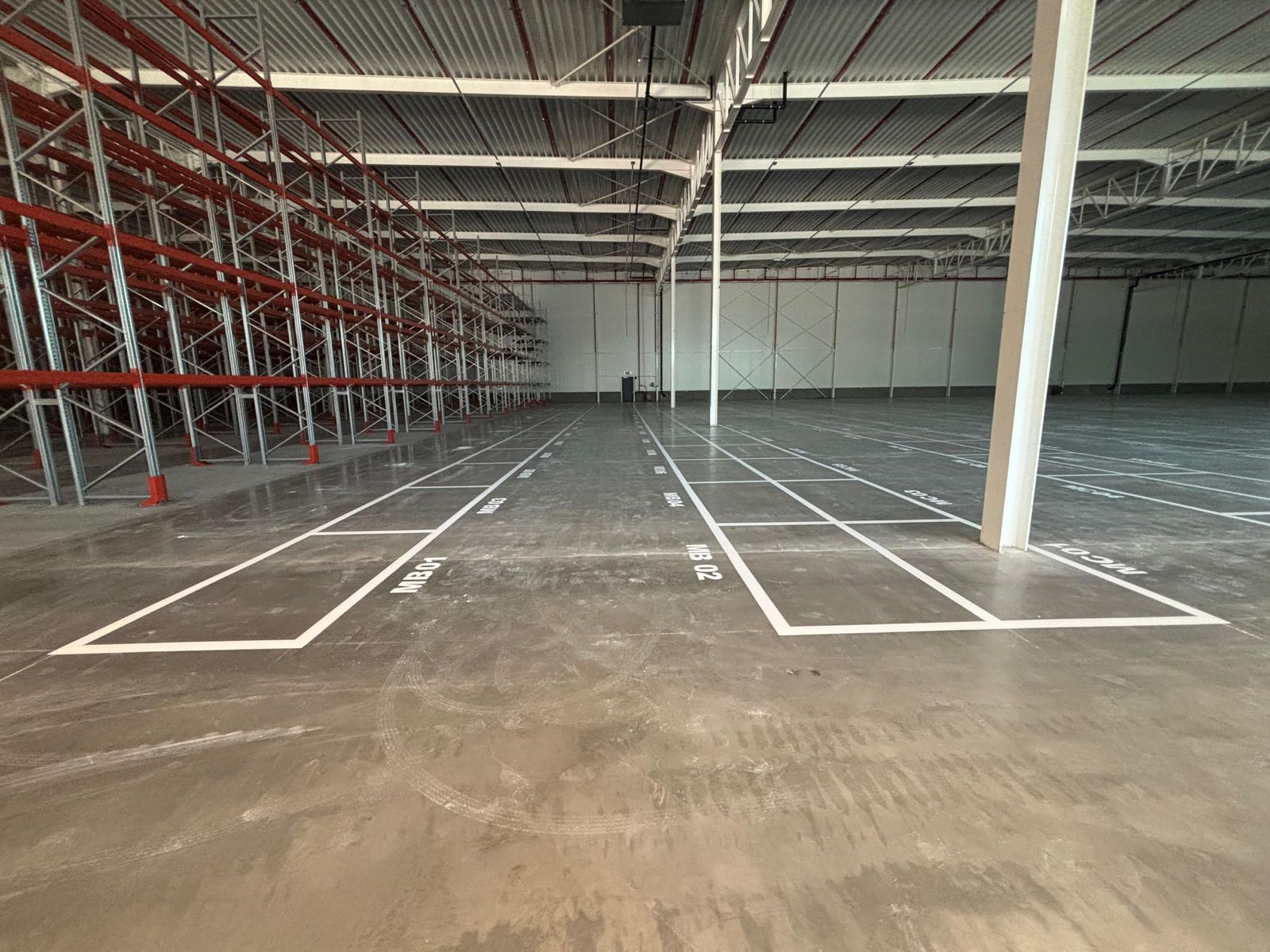 opstelvakken voor pallets
