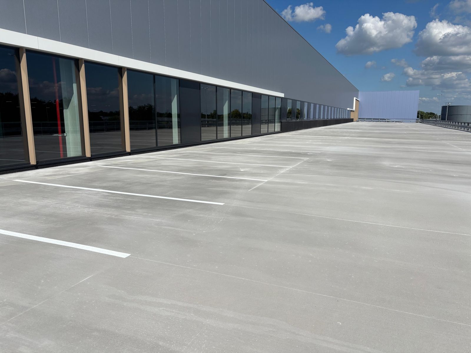 parkeerbelijning parkeerdek in Bleiswijk