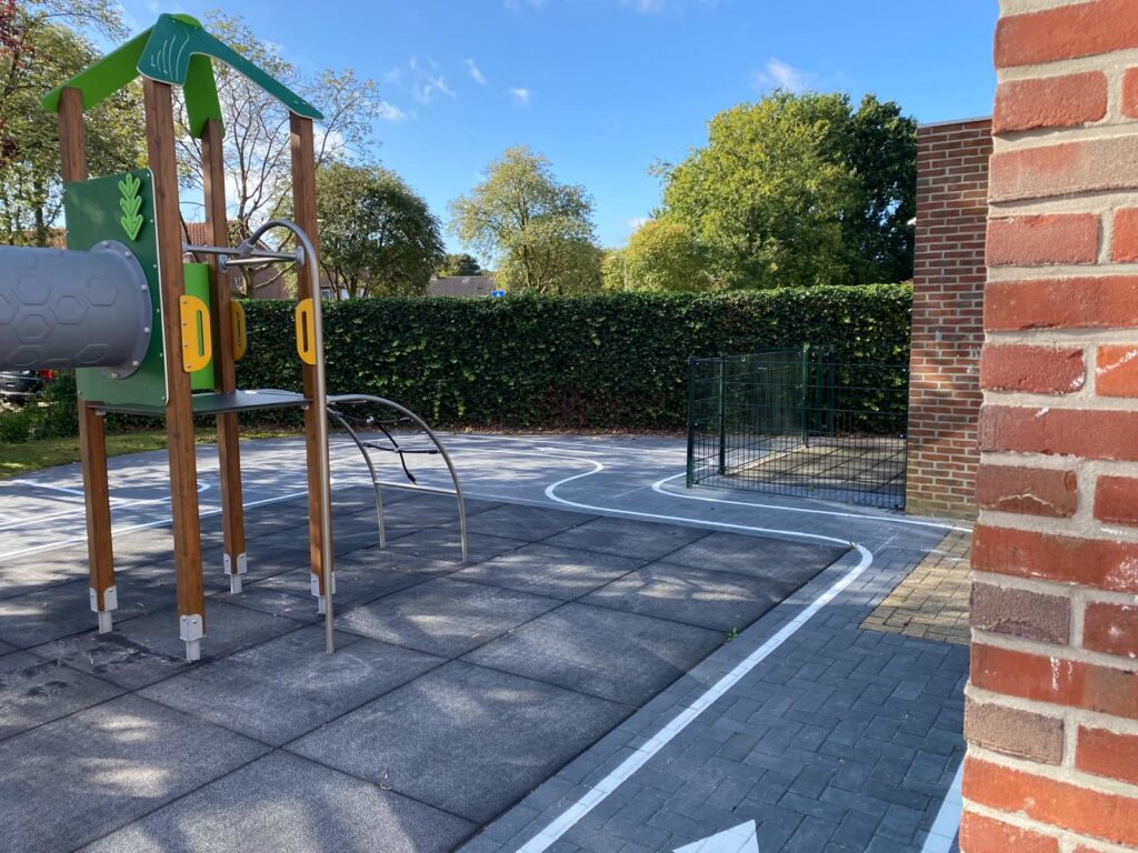 Schoolplein markeringen
