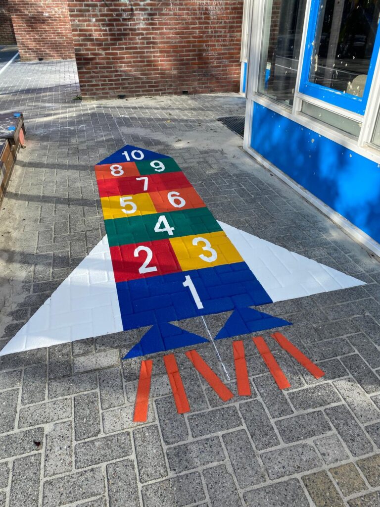 Schoolplein belijning